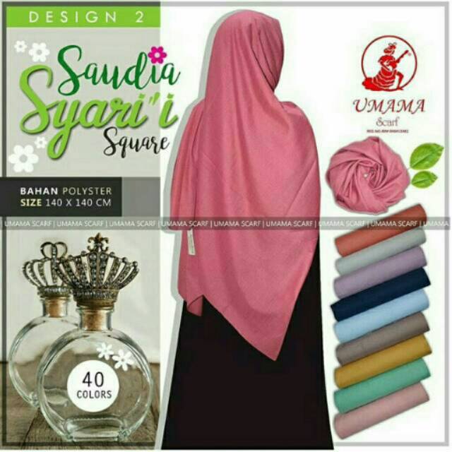 Jilbab segi empat umama syari jumbo