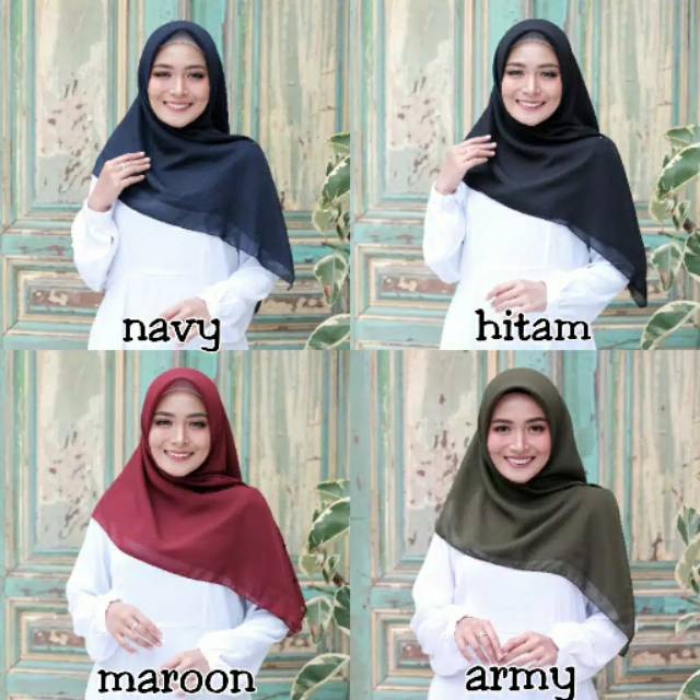 ⫸Nett.id⫷ JILBAB BELLA SQUARE SEGIEMPAT / Hijab Bella Untuk Kerja Casual Harga Grosiran Berkualitas 