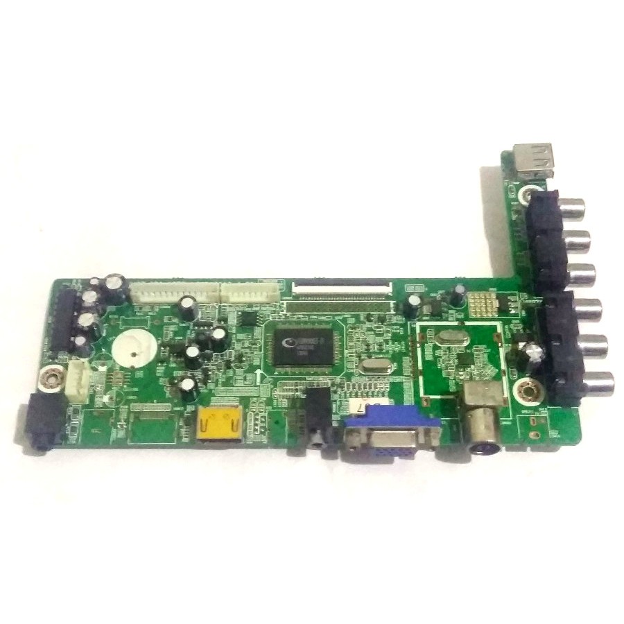 Modul Mainboard - Power Supply - Tombol& IR Sensor Remote TV LED Changhong LED24B1000A