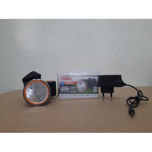 Senter Kepala Luby / Head Lamp 10 watt L-2876L / L2876-L / L-2876