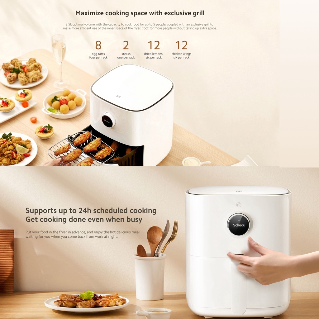 Xiaomi Mi Smart Air Fryer 3.5L - Mesin Penggoreng Tanpa Minyak MAF02