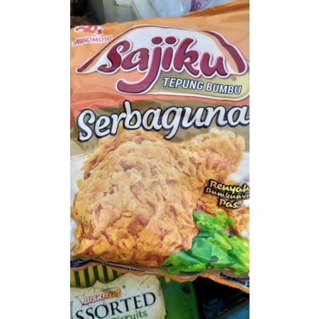 

tepung bumbu sajiku serbaguna buat makanan serba krispi 240gr semarang
