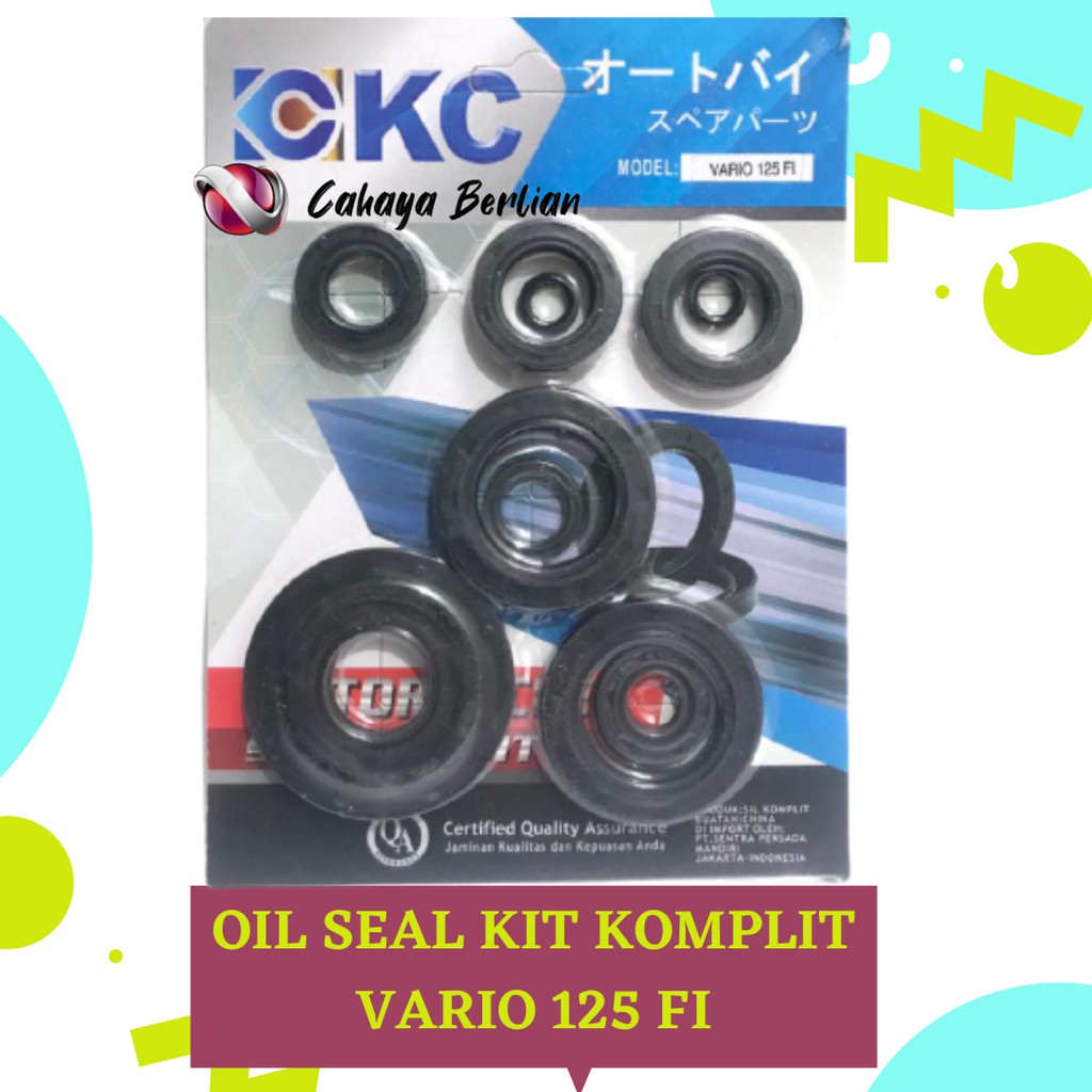 OIL SEAL KIT KOMPLIT VARIO 125 FI / OIL SEAL VARIO 125 FI KOMPLIT KC