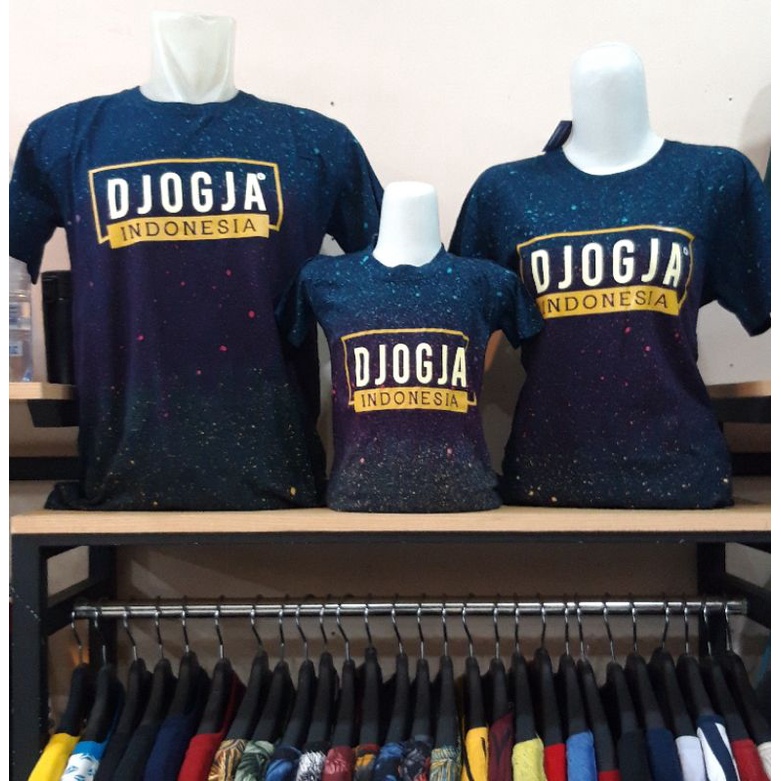 KAOS KELUARGA // COUPLE FAMILY / BAJU KELUARGA // KAOS JOGJA PREMIUM COTTON KHAS MALIOBORO JOGJA / b