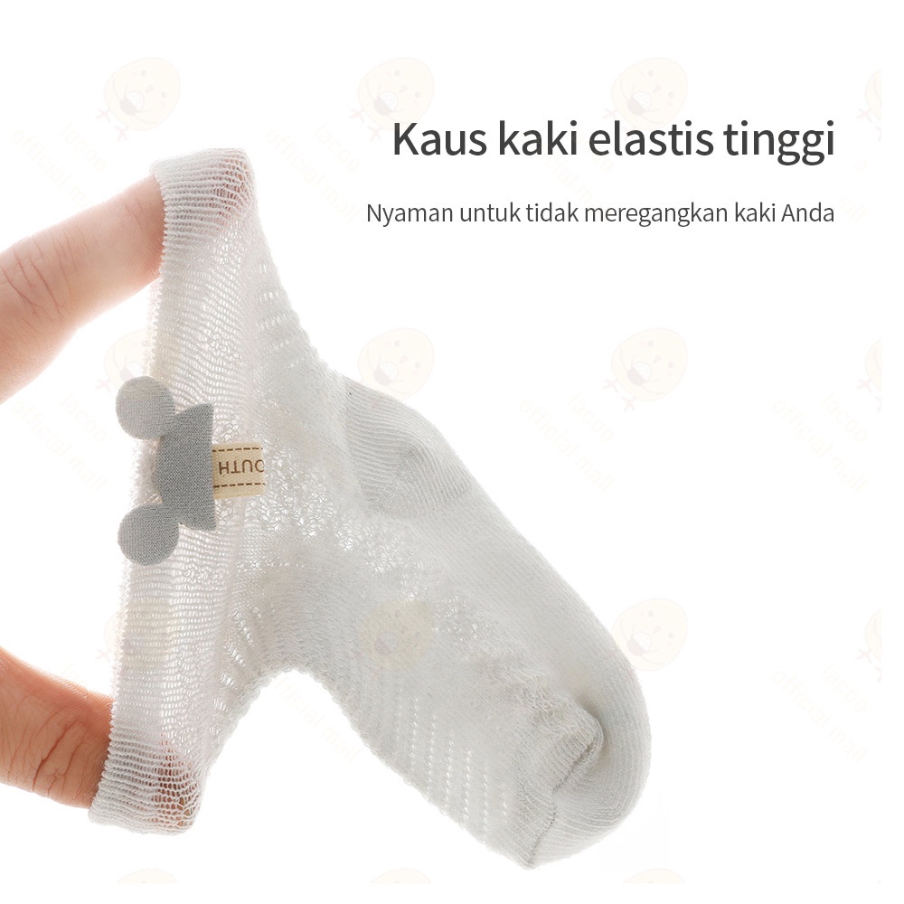 Lacoo Kaos kaki bayi anak anti slip Kaus kaki bayi untuk 0-3 tahun