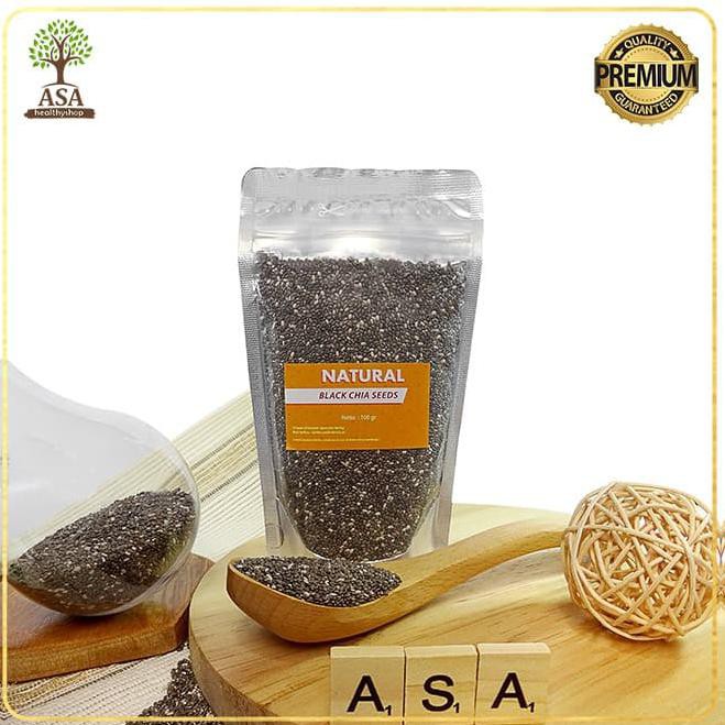 

Cuci Gudang Awal Tahun Natural Black Chia Seeds 100gram Big Sale