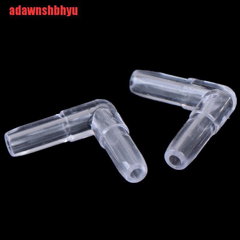 10pcs Konektor Tabung Udara 2 Arah/3 Arah Warna Bening Untuk Akuarium