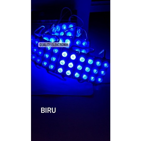 LED 6 MATA BULAT 3x2 KOTAK 12volt RED GREEN BLUE COOL WHITE