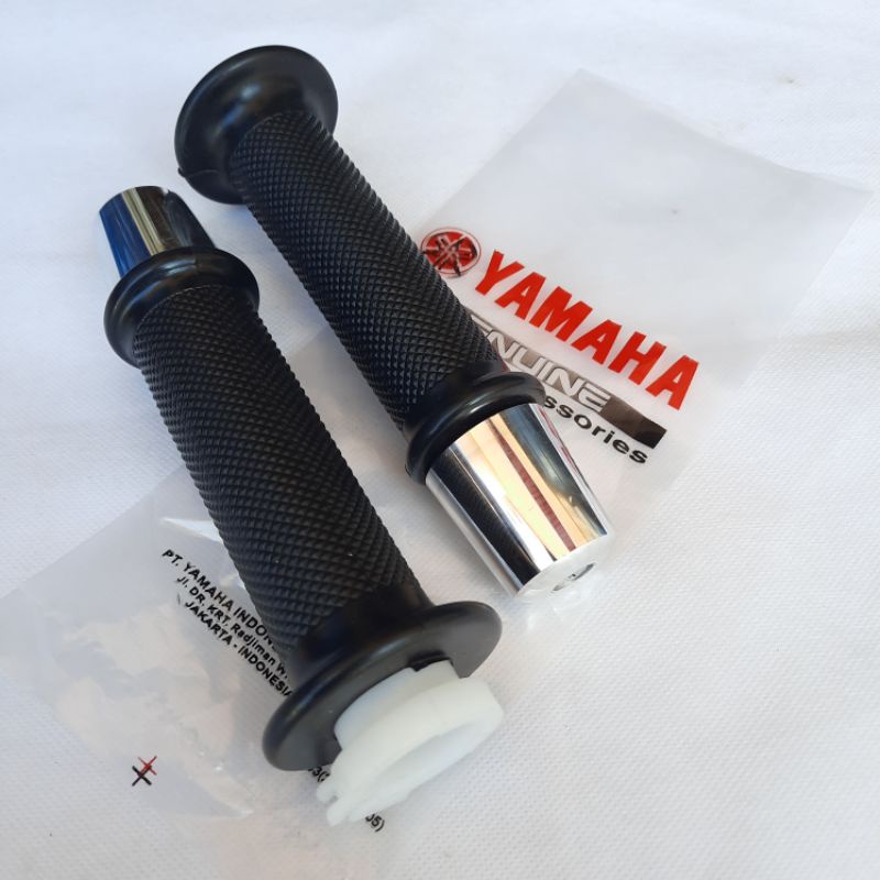 Handgrip Rx King FizR F1zr Sepasang Lengkap Jalu Chrome CKD-2