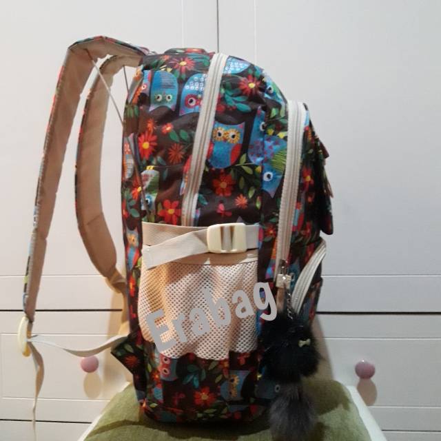 Tas Alto Silver Girl Anak Sekolah COKLAT Backpak Import Original 71679V