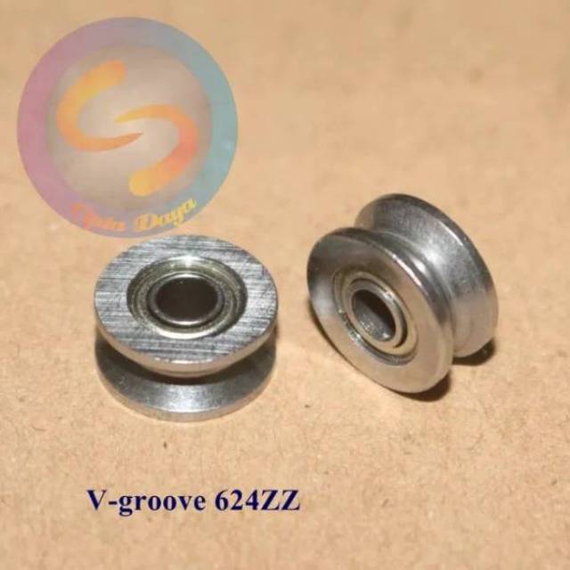 V-groove Linear Rail Bearing 624zz