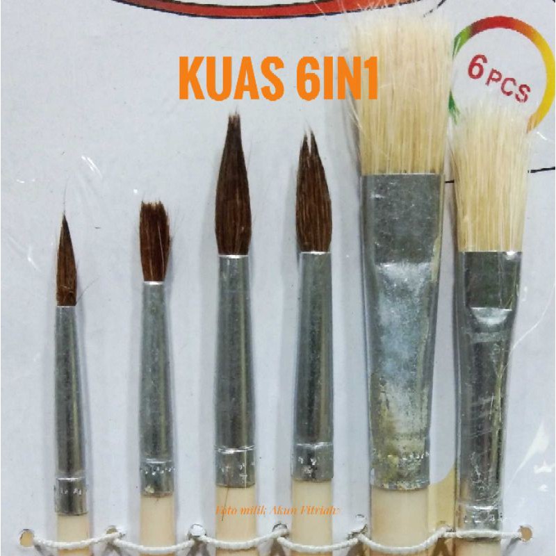 Kuas Joyko 6in1 6 bentuk Lukis Colet Batik