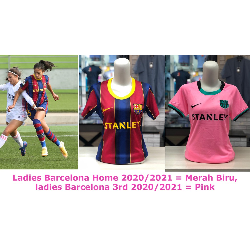 Jersey Ladies Barcelona Home 3rd 2020/2021 Sponsor STANLEY Grade ori official