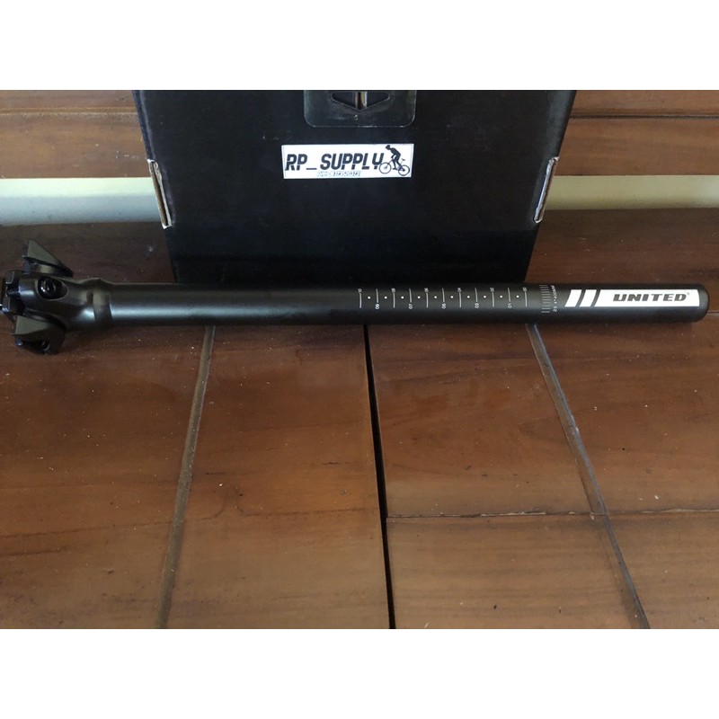 seatpost atau dudukan sadel ukuran 25 4 panjang 40cm merk united
