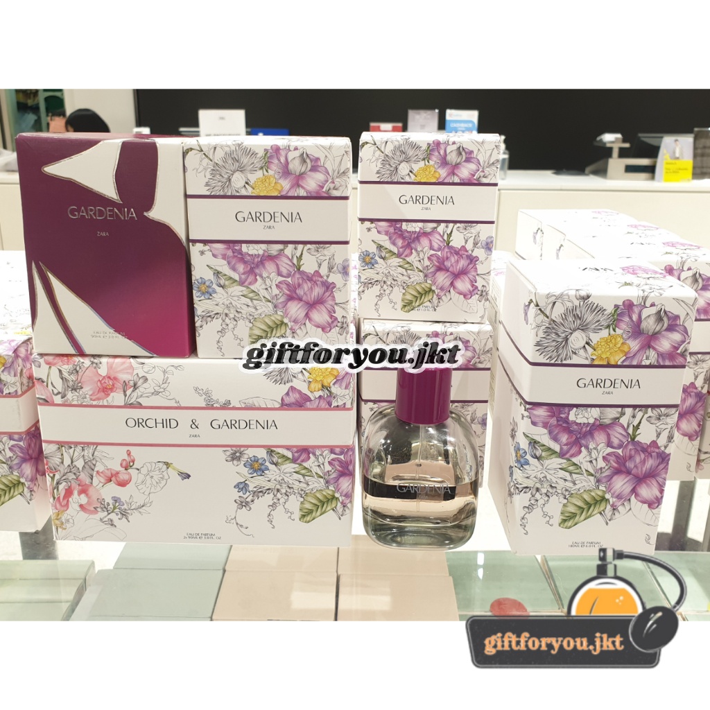 Parfum Zara Gardenia 10 30 90 100 150 180 200 ml EDP Eau De Parfum Original Wanita Woman Perfume Pak