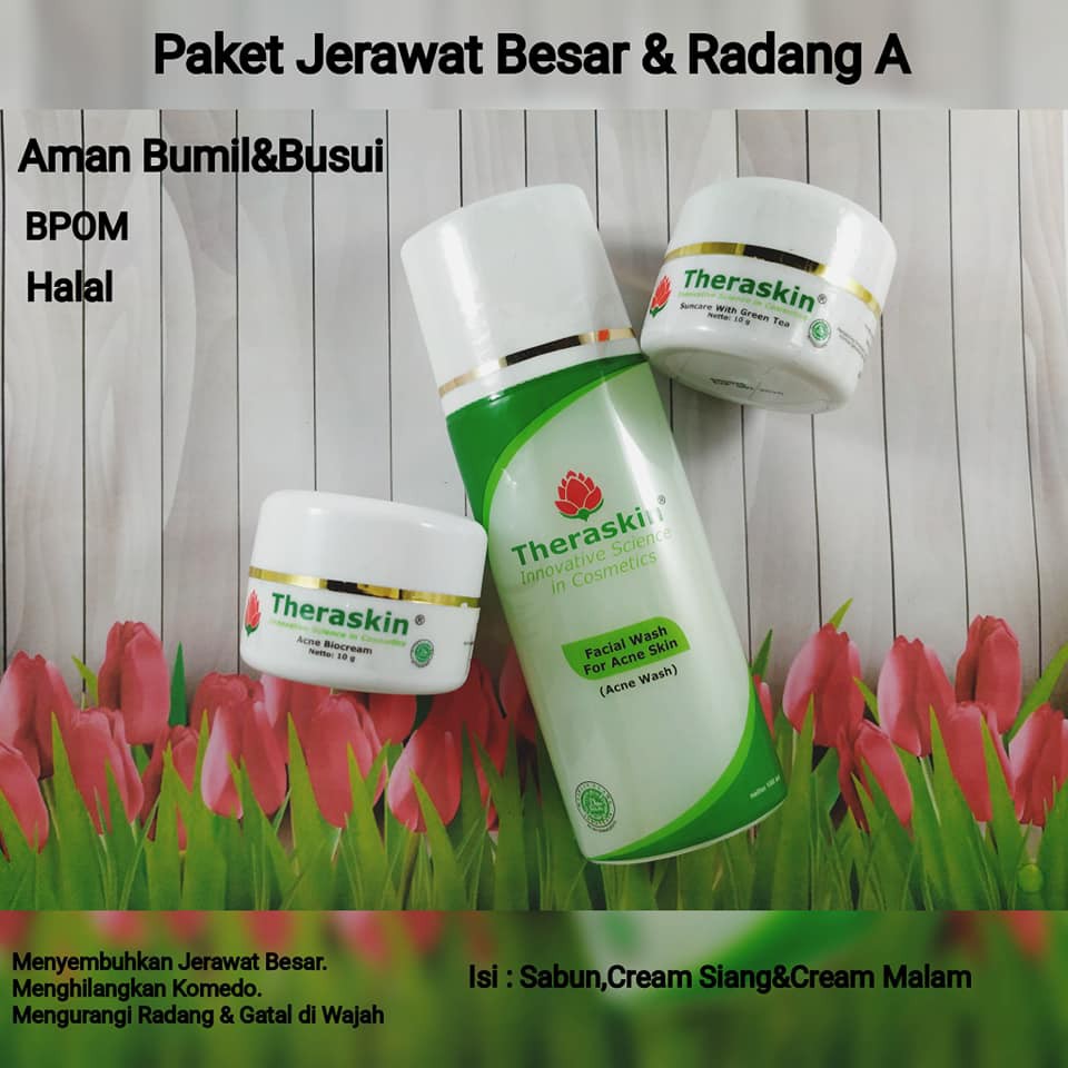 ACNE GLOW / ACNE SERIES / JERAWAT AMPUH/ THERASKIN ACNE / THERASKIN ACNE GLOW / THERASKIN ACNE WHITE