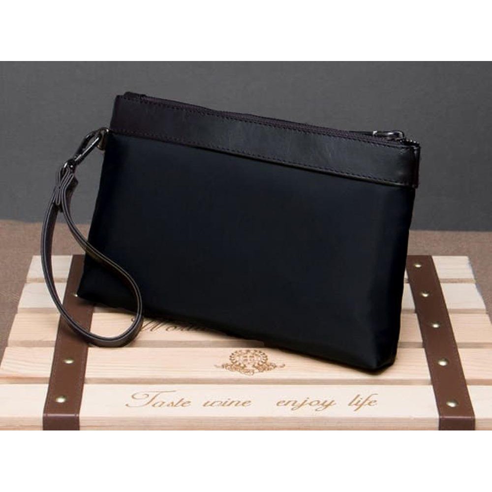 Clutch Tangan Pria  Nylon - Black