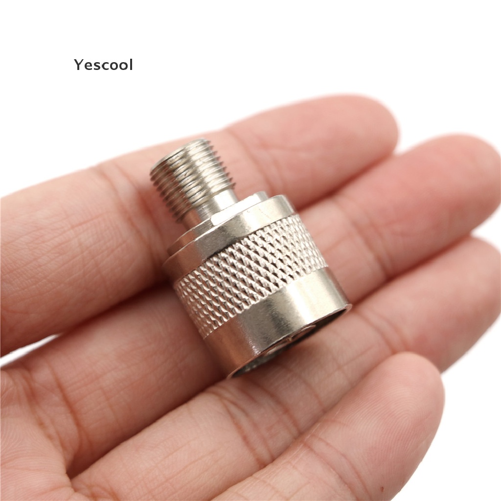 Yescool 10Pcs / lot adapter Konektor jack coaxial RF Tipe N male Ke F female