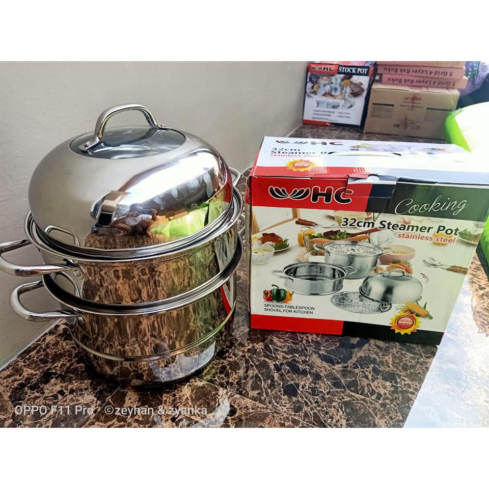 Panci Kukus Dandang Kukusan HC Steamer Pot 32cm