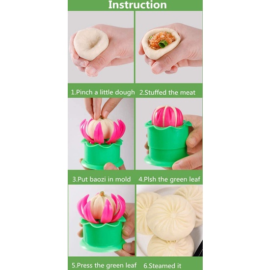 (Baozi Mold) Cetakan Bakpao Kukus Multifungsi Untuk Perlengkapan Dapur