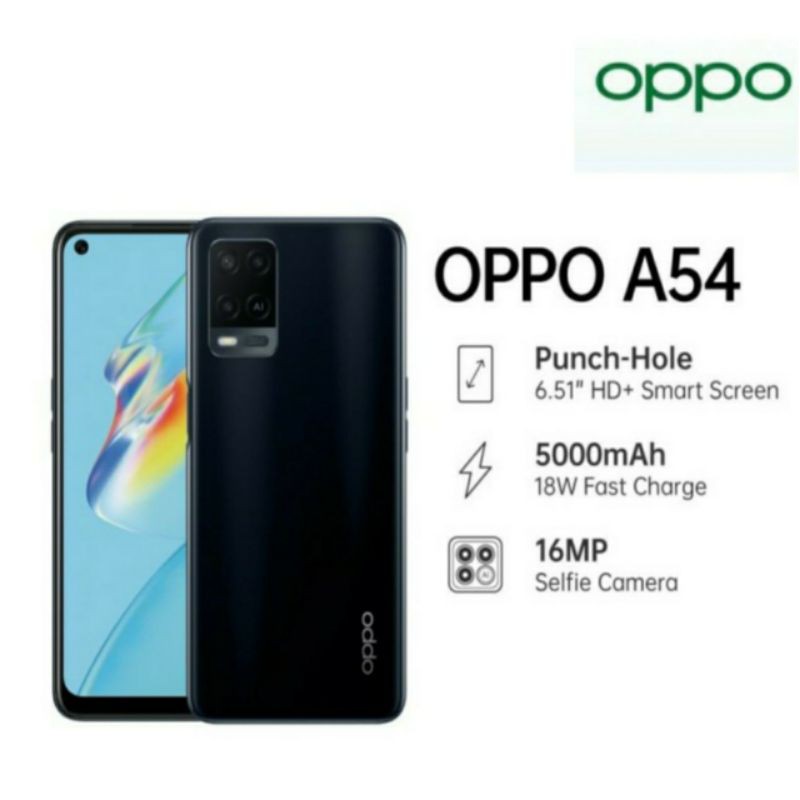 OPPO A54 RAM 6 | A54 4 /64GB  GARANSI RESMI OPPO INDONESIA