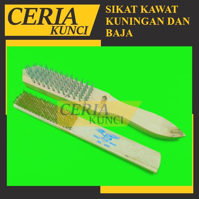 Sikat Kawat Las Kuningan dan Baja