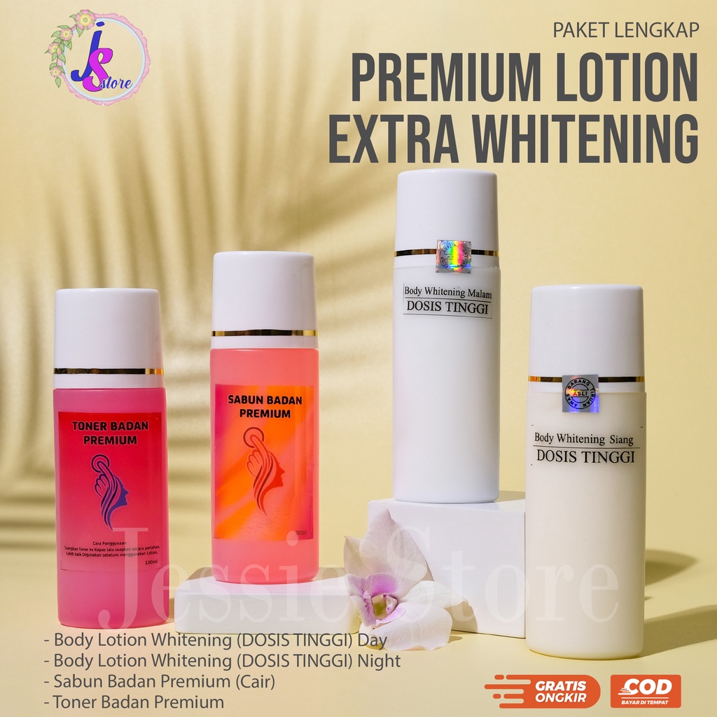 ORIGINAL PAKET PREMIUM HB EXTRA WHITENING DOSIS TINGGI PEMUTIH BADAN/HANDBODY DOSTING
