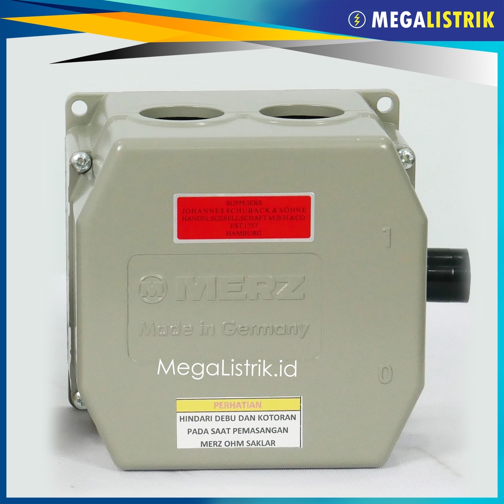 MERZ GA 0-1 3P 32A OHM SAKLAR CAM / CHANGEOVER SWITCH / HANDLE GENSET