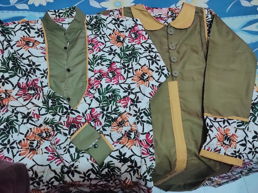 Batik Couple Keluarga Batik Wanita Gamis Kemeja Koko Batik Anak Baju Batik Pekalogan