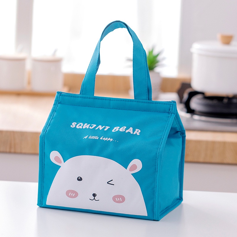 ☀ Sunly ☀ A214 Tas Bekal Jumbo Animal Goodnight Organizer Bag Kotak Cooler Makanan Import