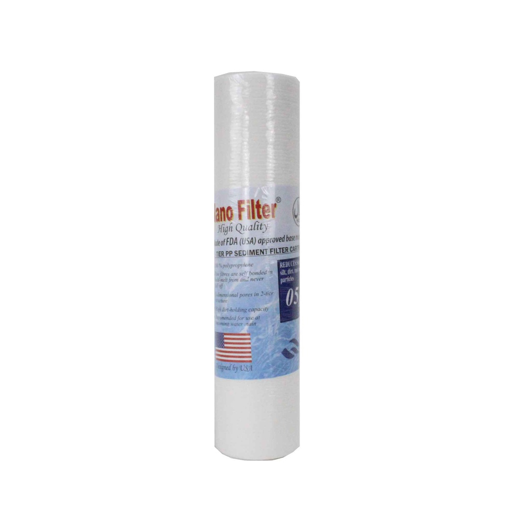 Cartridge Filter Air / Sediment 10" - Nano Filter 05 Micron