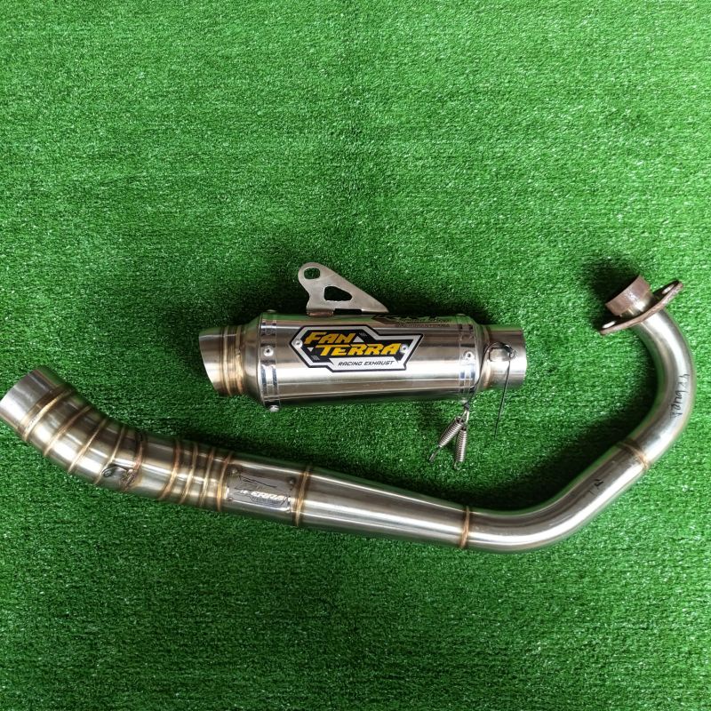 knalpot Fantera FT Pro 3 New Satria FU 200cc Ex tengah