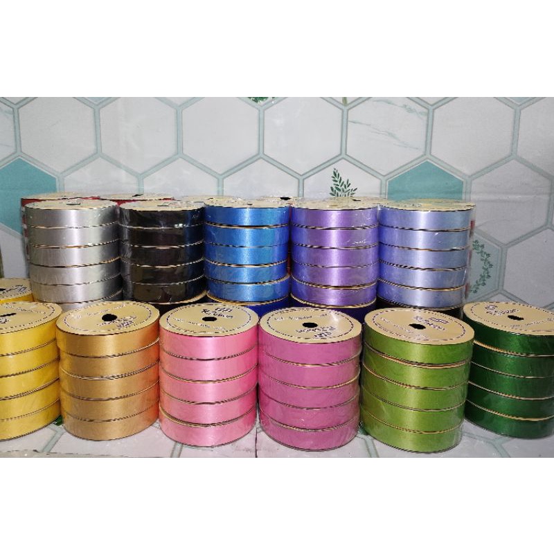 Pita Kado 2cm (18mm), Pita Jepang, Pita Plastik 3/4, Ribbon