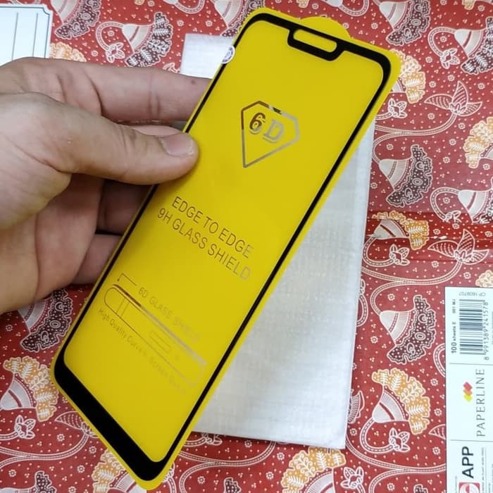 Tempered glass full asus zenfone max m2 ZB633KL gorila glass full