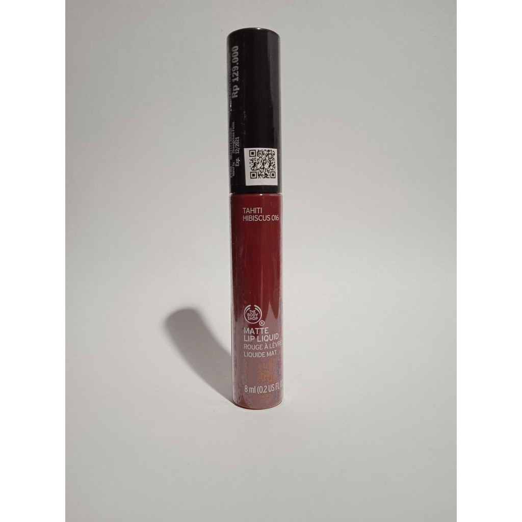 The Body Shop Matte Lip Liquid Tahiti Hibiscus 016