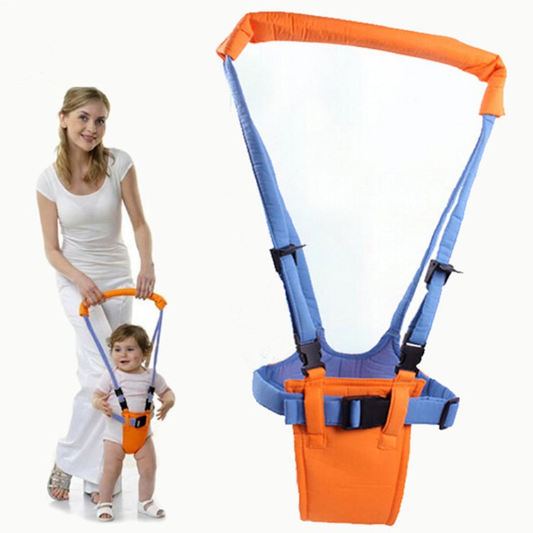 GS8 Alat Latihan Bantu Jalan Bayi Baby Moon Walker Assistant Harnesses Orange