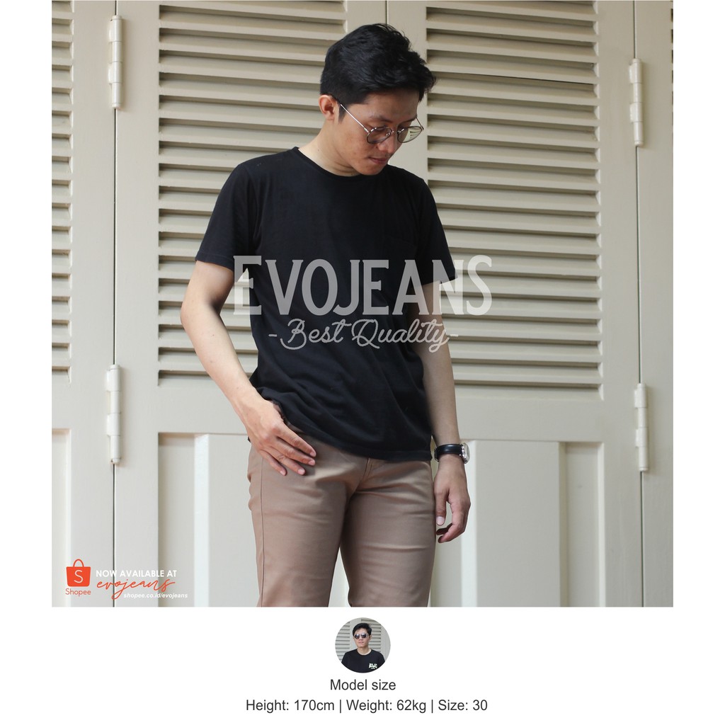 CELANA CHINO PANTS PANJANG PRIA - CHINOS PANTS SLIMFIT PRIA JUMBO ORIGINAL - CELANA CHINO HITAM