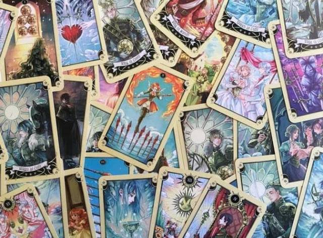 Mystical Manga Tarot by Barbara Moore