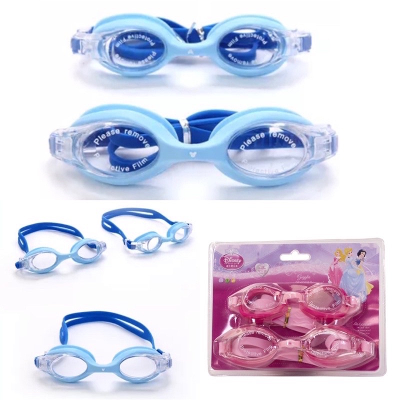 disney swimming goggles glasses family set kacamata renang anak