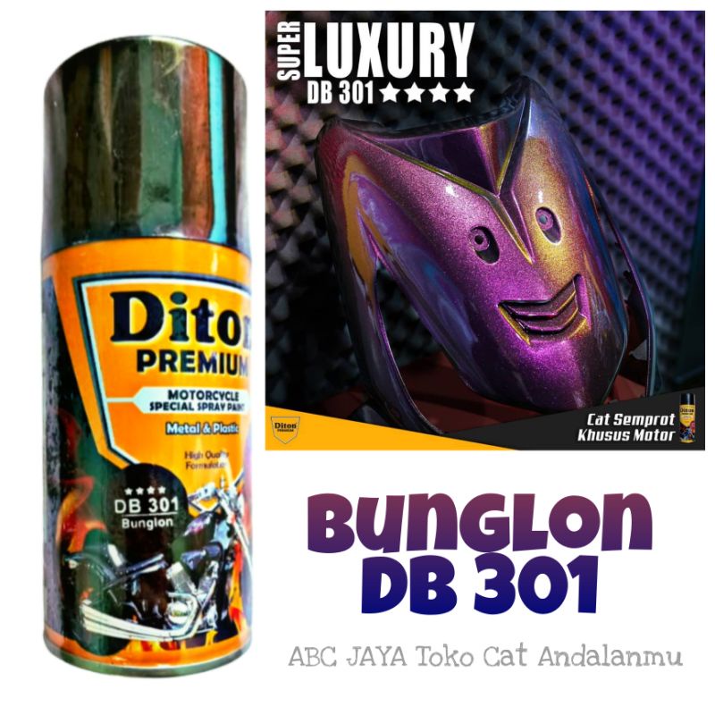 Cat Pilok Pylox Diton Premium DB 301 Bunglon Kelly Orange 300ml Ungu Oren Oranye Chameleon