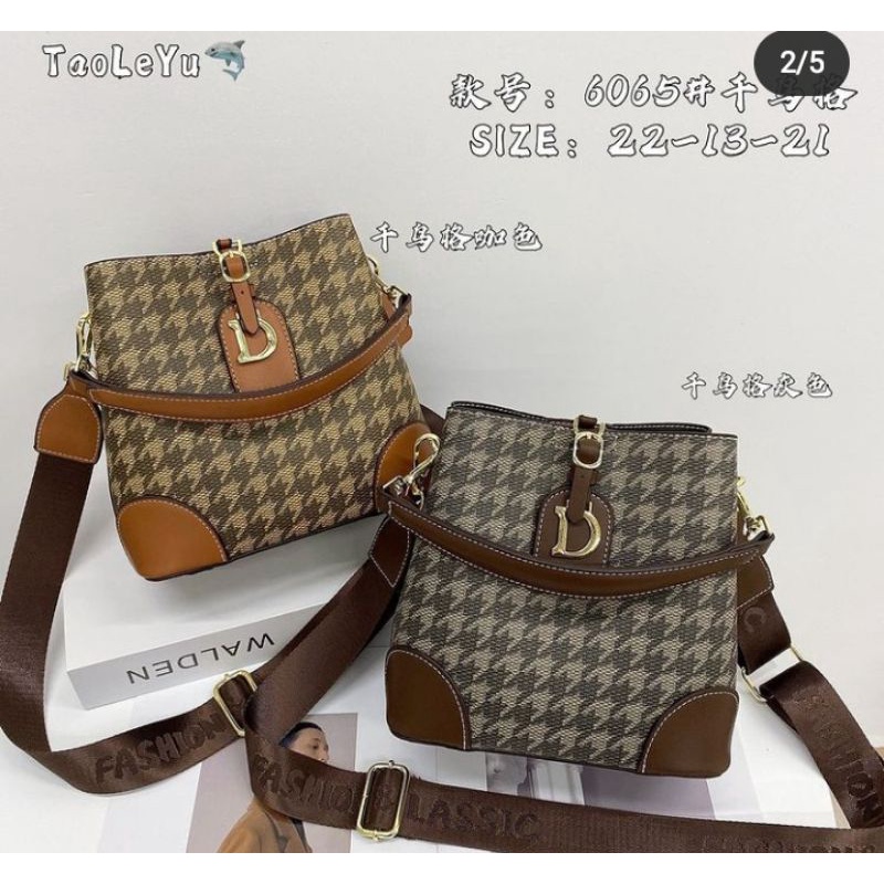 TAS FASHION WANITA 6065 / TAS SELEMPANG WANITA / TAS HOBO / TAOLEYU / TLY /TAS IMPORT