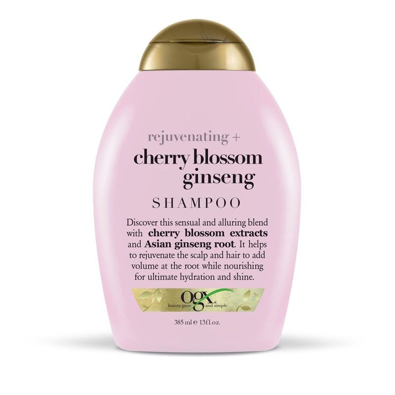 OGX REjuvenating Cherry Blossom Ginseng Shampoo 385ml