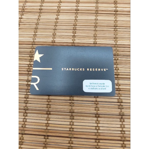 Kartu Koleksi Starbucks Card Reserve Black Indonesia Collection