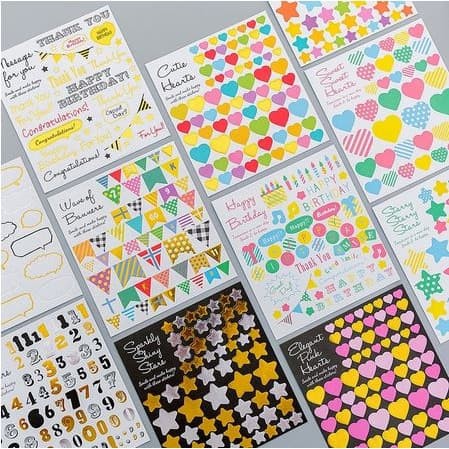 Dairy Deco - Eleven Shape Sticker (1sheet)