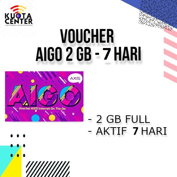 V. AXIS AIGO 3.5GB - 7 HARI