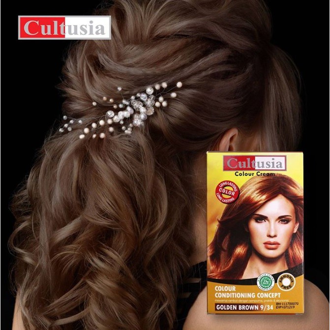 Warna Cat  Rambut  Golden  Brown