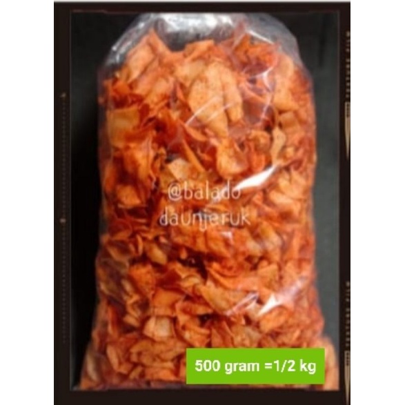 

kripik singkong balado jeruk