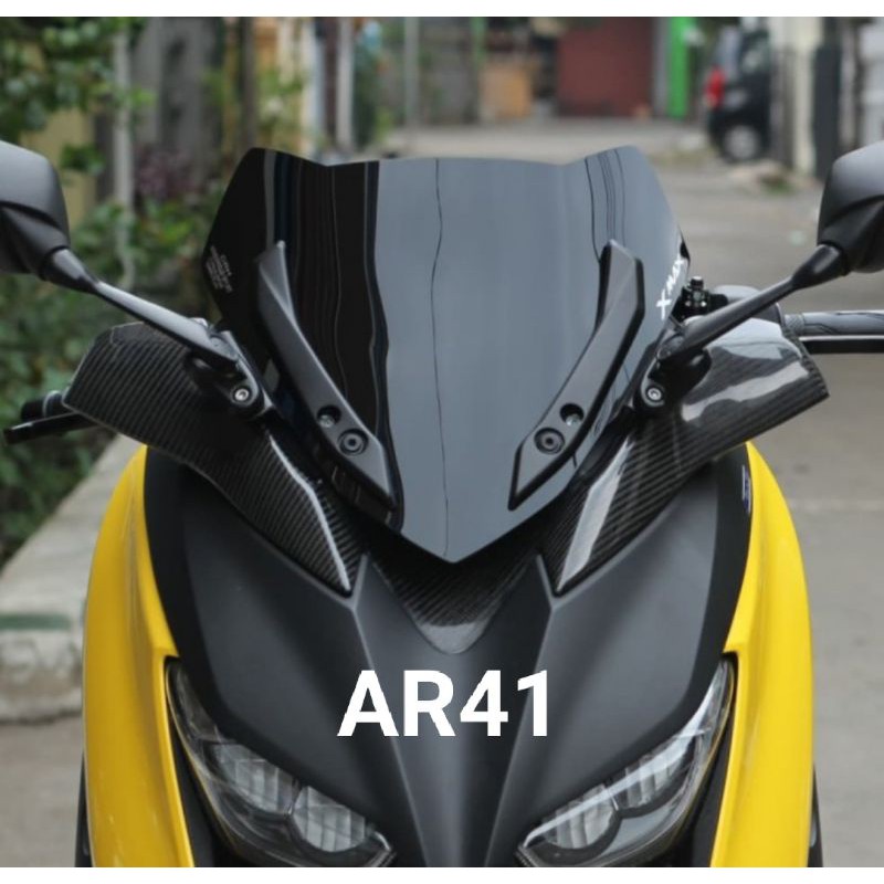 Windshield XMAX sporty eropa, Visor XMAX, Kaca depan XMAX Visor xmax winshield xmax model v2