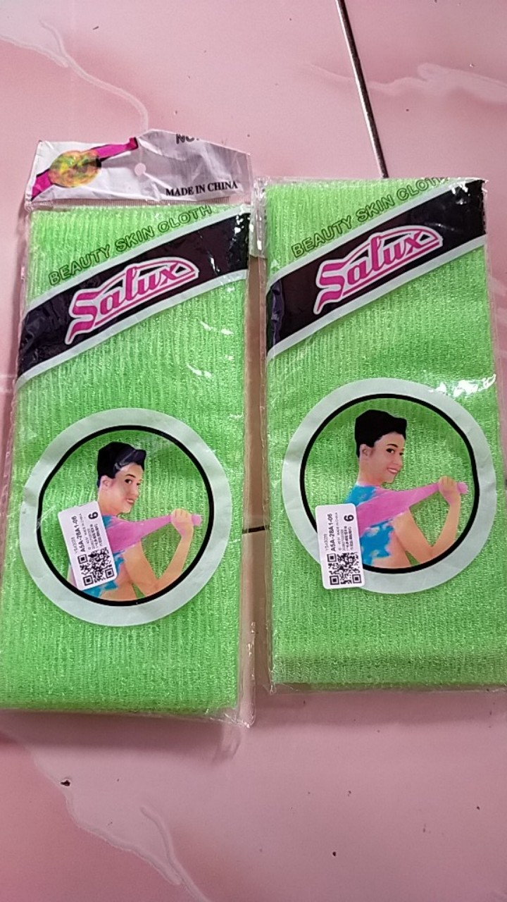 Kain Nilon Panjang 30*90cm Untuk Mandi/gosok Pembersih Punggung Zdcr