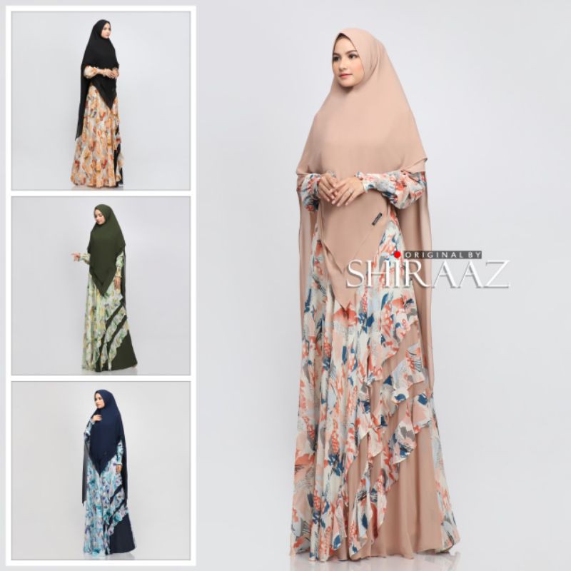 SET GAMIS SHIRAAZ GS 101 BY SHIRAAZ ORIGINAL